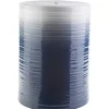 Ombre Navy Blue Ripple Accent Table