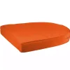 Orange Outdoor Wicker Seat Cushion