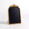 Ornate Gold Scroll Tabletop Chalkboard, 12 in.
