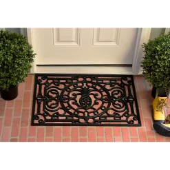 Ornate Penelope Durable Rubber Doormat, 30x18 in.