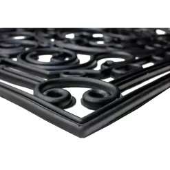 Ornate Penelope Durable Rubber Doormat, 30x18 in.