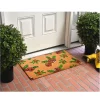 Outdoor Holly and Pine Christmas Doormat