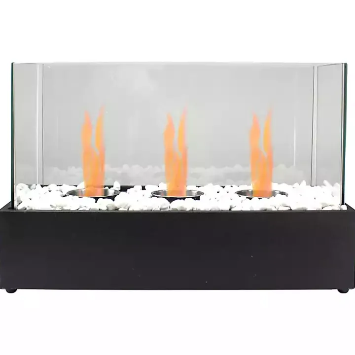Outdoor Triple Flame Tabletop Fireplace