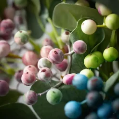 Pastel Berry and Eucalyptus Stems, Set of 3