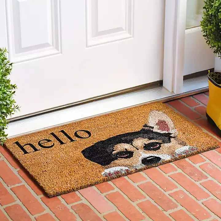 Pembroke Welsh Corgi Hello Doormat