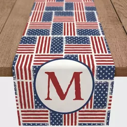 Personalized American Flag Table Runner, 72 in.