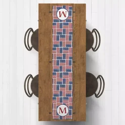 Personalized American Flag Table Runner, 90 in.