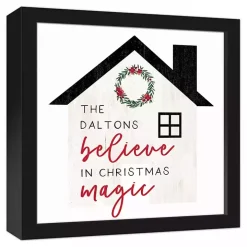 Personalized Believe in Magic Canvas Wall Plaque