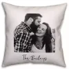 Personalized Black and White Pillow