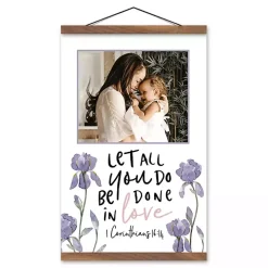 Personalized Done in Love Hanging Canvas Print