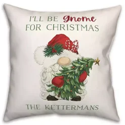 Personalized Gnome for Christmas Pillow