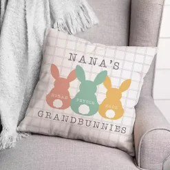 Personalized Grandbunnies Indoor/Outdoor Pillow