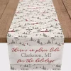 Personalized Home For The Holidays Table Runner