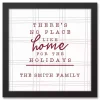 Personalized Home for the Holidays Wall Plaque
