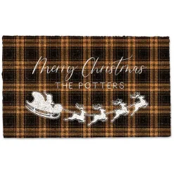 Personalized Santa's Sleigh Doormat