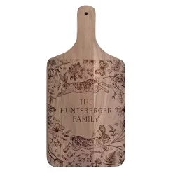Personalized Vintage Bunnies Walnut Serving Board