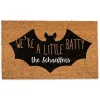 Personalized We're a Little Batty Doormat