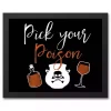Pick Your Poison Framed Canvas Art Print