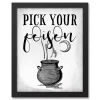 Pick Your Poison Halloween Wall Art
