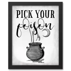 Pick Your Poison Halloween Wall Art
