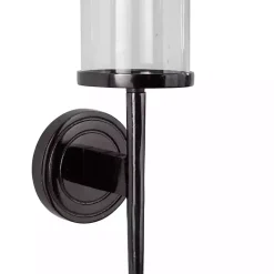 Pierre Polished Black Stem Sconce