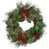Pine Needles and Berries Wreath