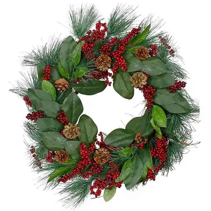 Pine Needles and Berries Wreath