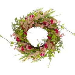 Pink Berry Floral Wreath