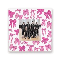 Pink Preppy Bows Picture Frame