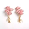Pink Wooden Floral Stems, Set of 2