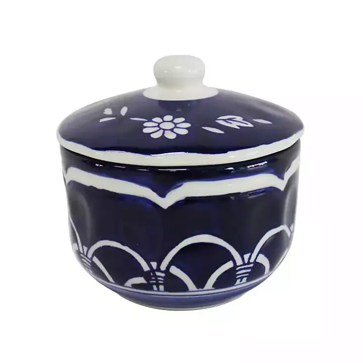 Pip Vintage Blue Floral 2-pc. Sugar & Creamer Set