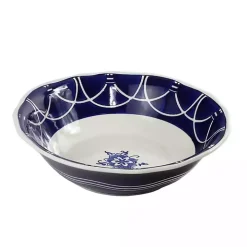 Pip Vintage Blue Floral Serving Bowl