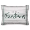 Plaid Merry Christmas Pillow