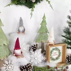 Plush Sledding Gnomes, Set of 3