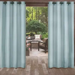 Pool Blue Biscayne Curtain Panel Set, 96 in.