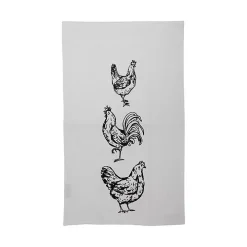 Portrait Farm Animals Kitchen Towels, Set of 3