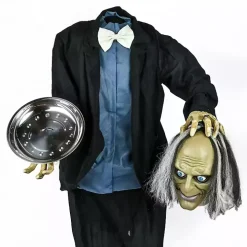 Pre-Lit Animated Headless Man Outdoor Decoration