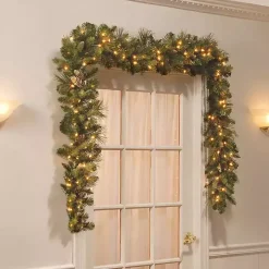 Pre-Lit Carolina Pine Christmas Garland, 9 ft.