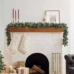 Pre-Lit Carolina Pine Christmas Garland, 9 ft.