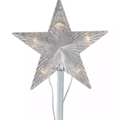 Pre-Lit Clear White Spiral Tree, 3 ft.