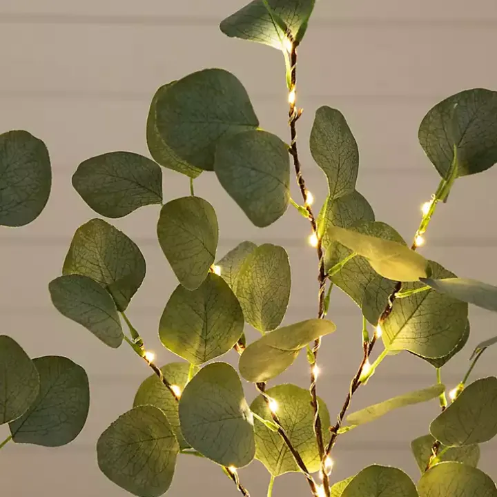 Pre-Lit Eucalyptus 3-pc. Bouquet