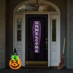 Pre-lit Jack O Lantern Witch Outdoor Decoration