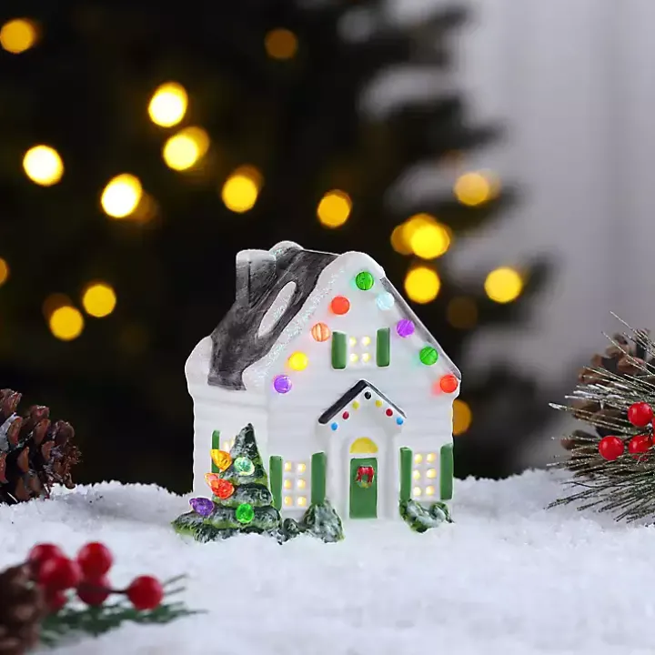 Pre-Lit Nostalgic Christmas Village House