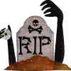 Pre-Lit RIP Tombstone Outdoor Decoration