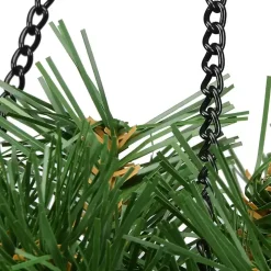 Pre-Lit Tiffany Fir Christmas Hanging Basket