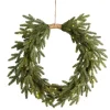 Pre-Lit Twine Bound Pine Branch Wreath