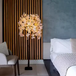 Pre-Lit Warm LED Cherry Blossom Tree, 5 ft.