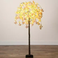 Pre-Lit Warm LED Cherry Blossom Tree, 5 ft.