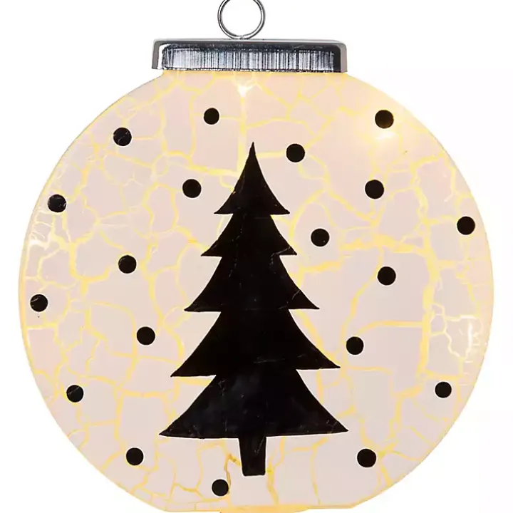 Pre-Lit Winter Shadow Tabletop Luminaria