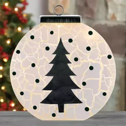 Pre-Lit Winter Shadow Tabletop Luminaria